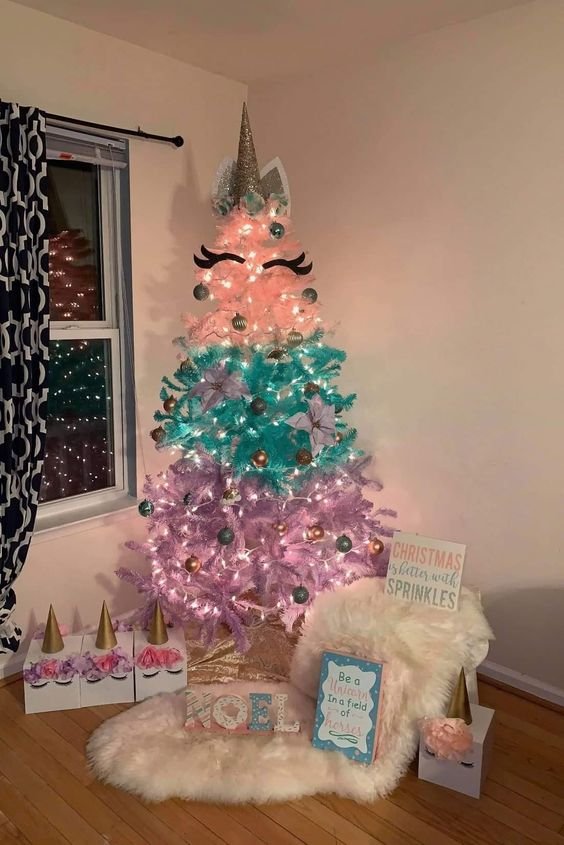 Unicorn Christmas tree