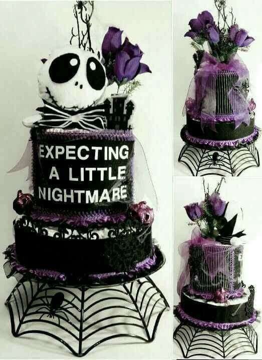 halloween diaper cake