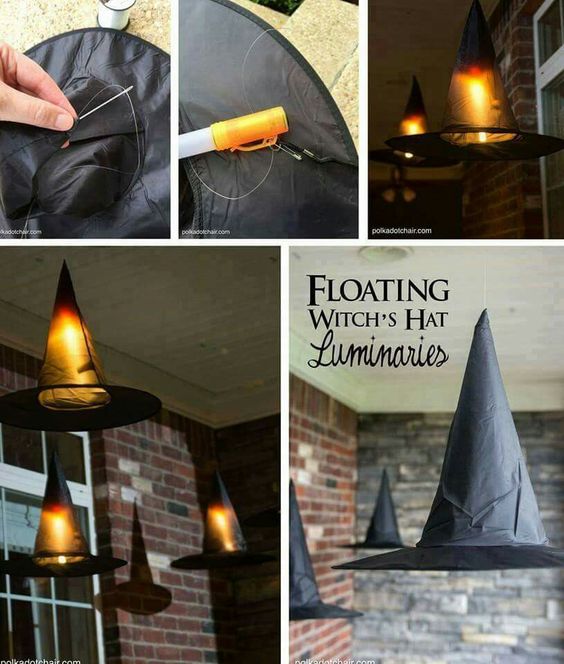 Floating Witches Hat Luminary