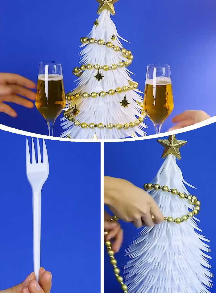 Plastic Fork Tree