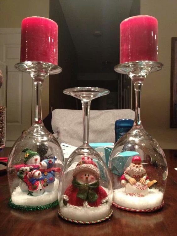 Snowglobe Candleholders