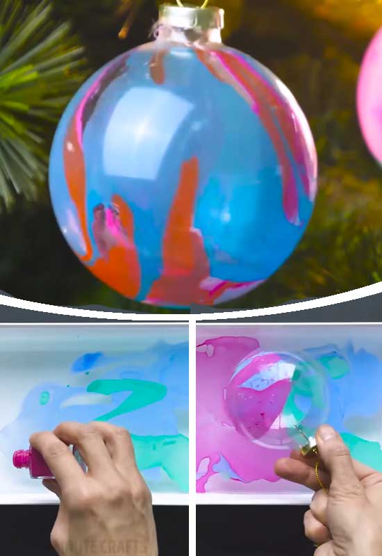 Water Marble Bauble