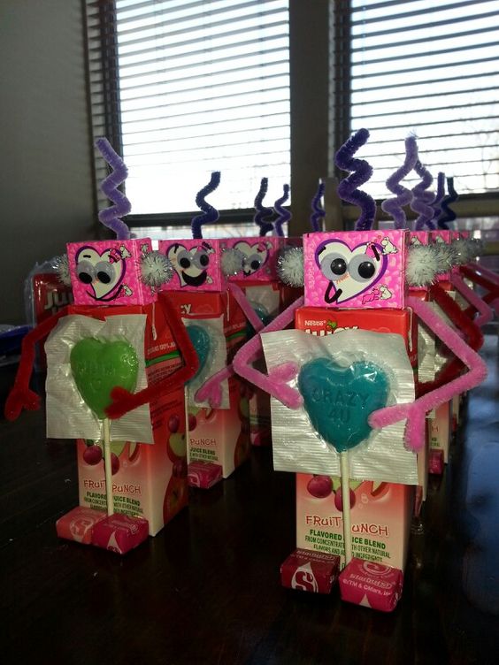 Robot Juice Boxes #valentinesforkids