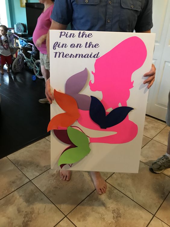 Pin the Fin on the mermaid