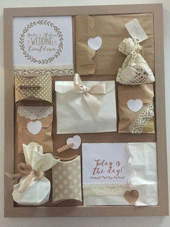 Advent calendar you can easily make yourself using gift boxes!