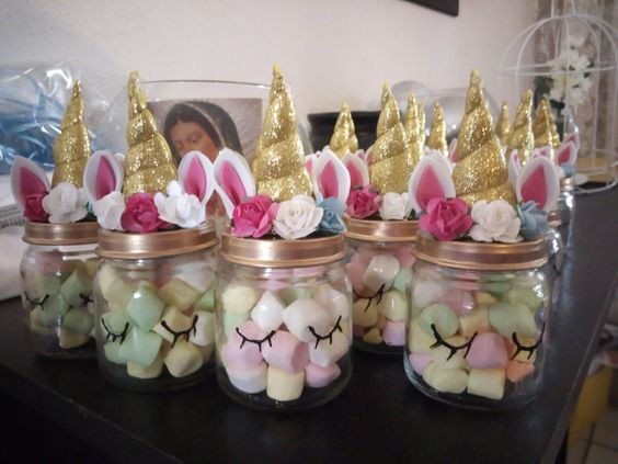 unicorn baby shower party favors