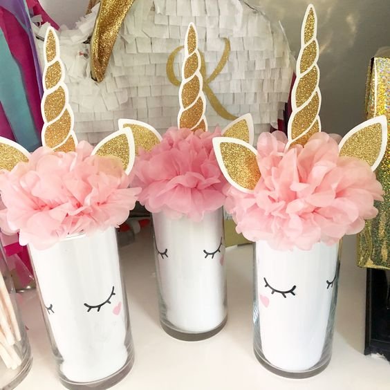 unicorn baby shower party favors