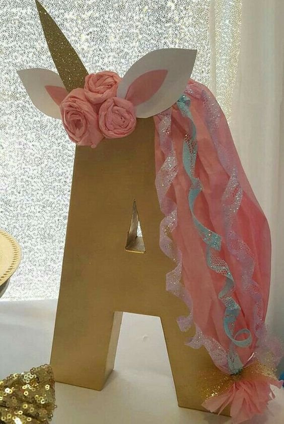 Unicorn baby 2024 shower decorations