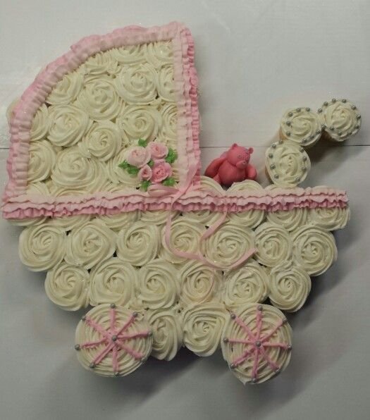 Baby shower pull store apart cupcake cakes