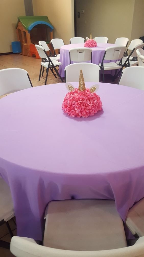 Pink Unicorn Centerpiece