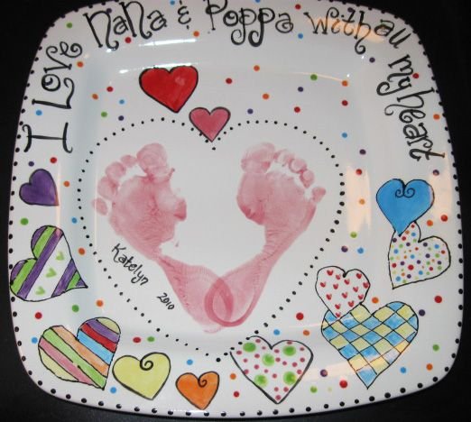 How to Make a Valentines Day Handprint Plate