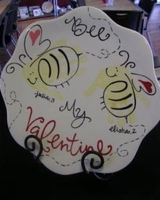 How to Make a Valentines Day Handprint Plate