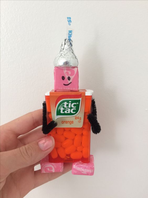 candy robot #valentinesforkids
